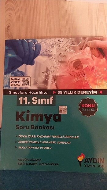Aydın yayınları 11.sınıf kimya soru Bankası