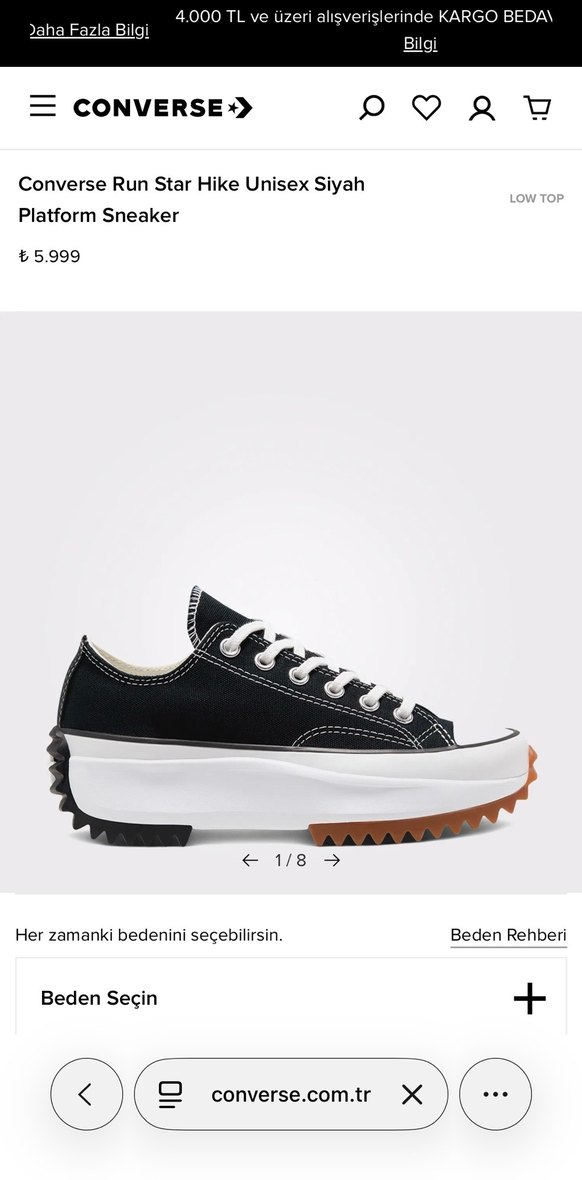 Converse Run Star Hike - Görsel 5