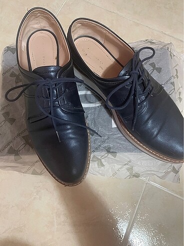 40 Beden lacivert Renk ZARA OXFORD AYAKKABI