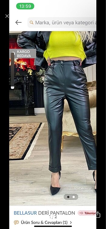 Deri pantalon