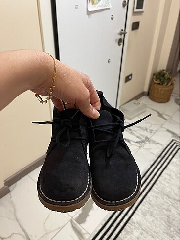 Mango Kids Çocuk süet deri bot