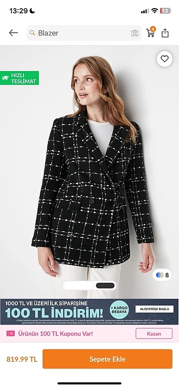trendyolmilla blazer