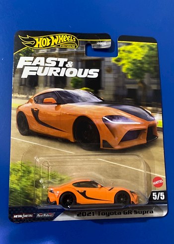 Turuncu 2021 Toyota GR Supra Oyuncak Araba Pazarlik var