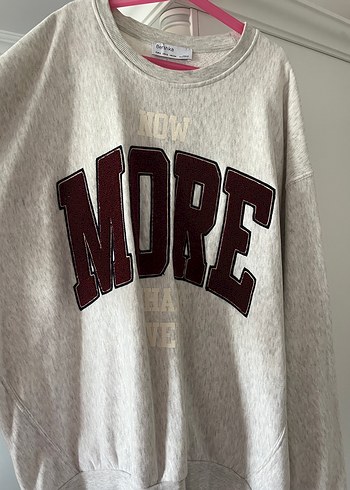 Bershka Kadın Gri Sweatshirt