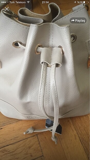Hakiki kuzu derisi çapraz çanta yeni - Görsel 3