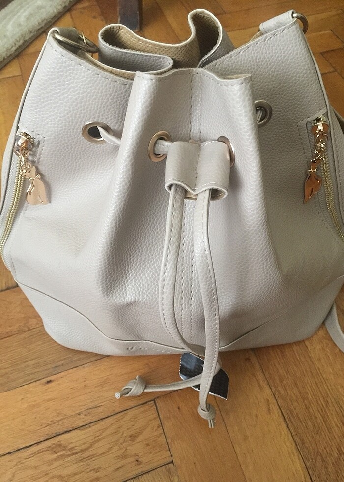 Hakiki kuzu derisi çapraz çanta yeni - Görsel 2