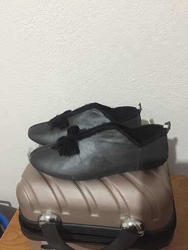 Hakiki deri ev babeti derimod - Görsel 4