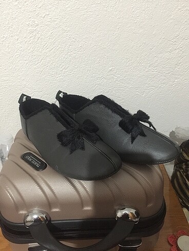 Hakiki deri ev babeti derimod - Görsel 5