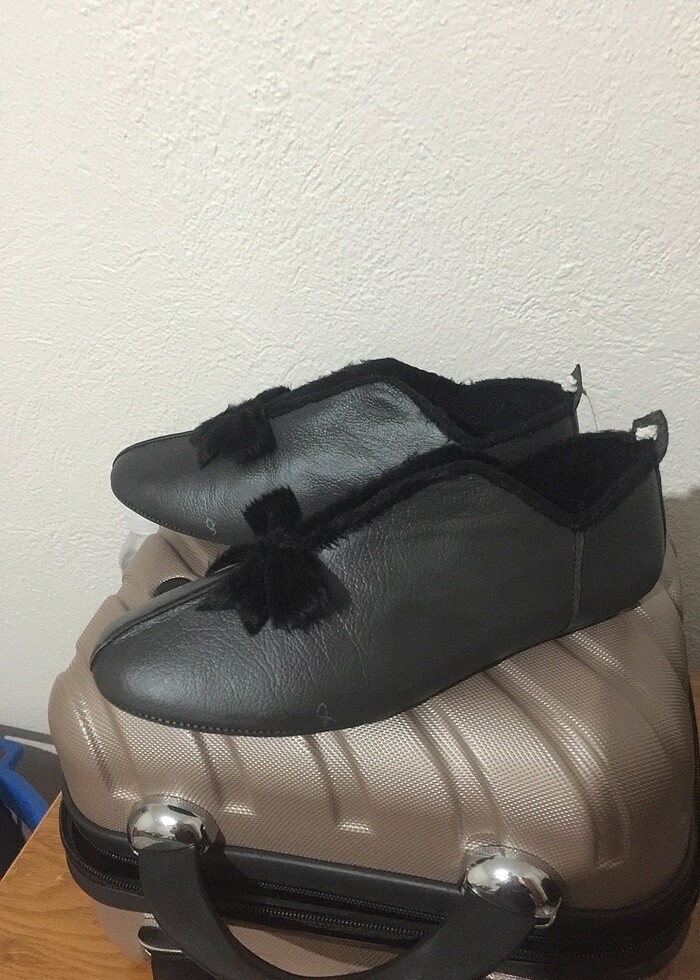 Hakiki deri ev babeti derimod - Görsel 3