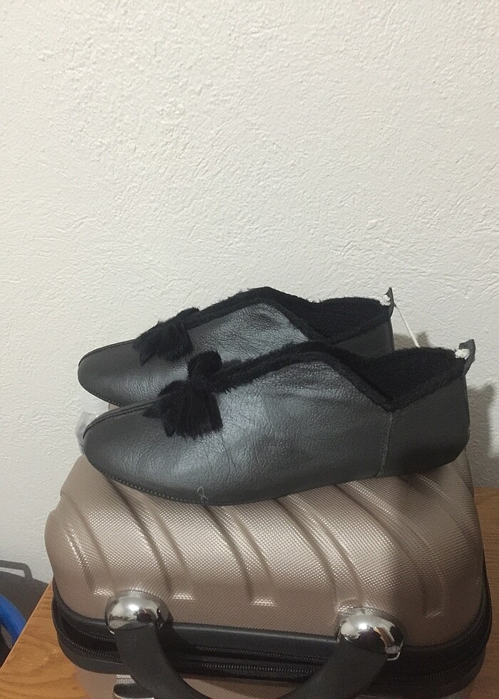 Hakiki deri ev babeti derimod - Görsel 4