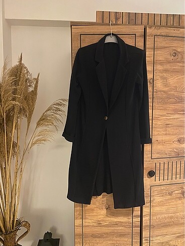 m Beden siyah Renk Siyah midi blazer