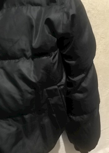 Siyah Fermuarlı Kadın Kışlık Ceket - Görsel 3