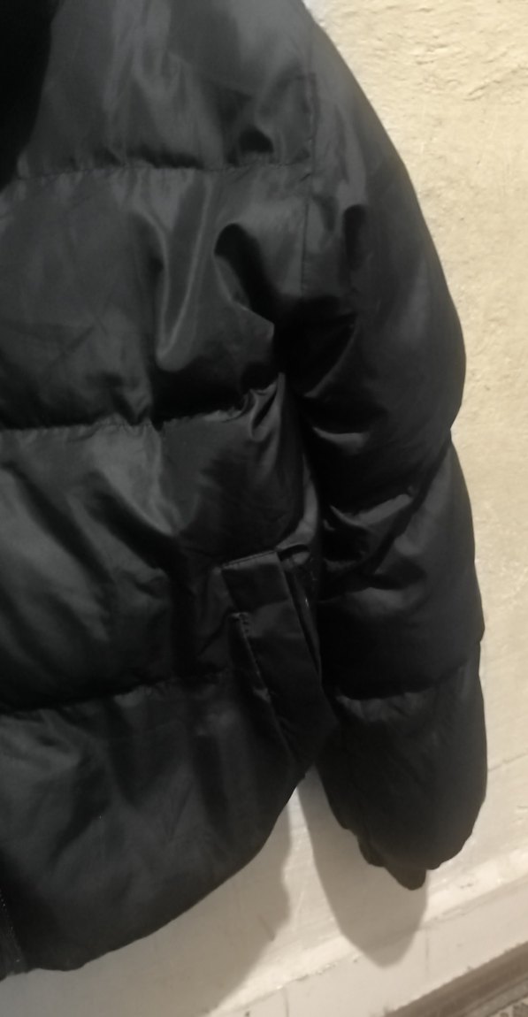 Siyah Fermuarlı Kadın Kışlık Ceket - Görsel 3