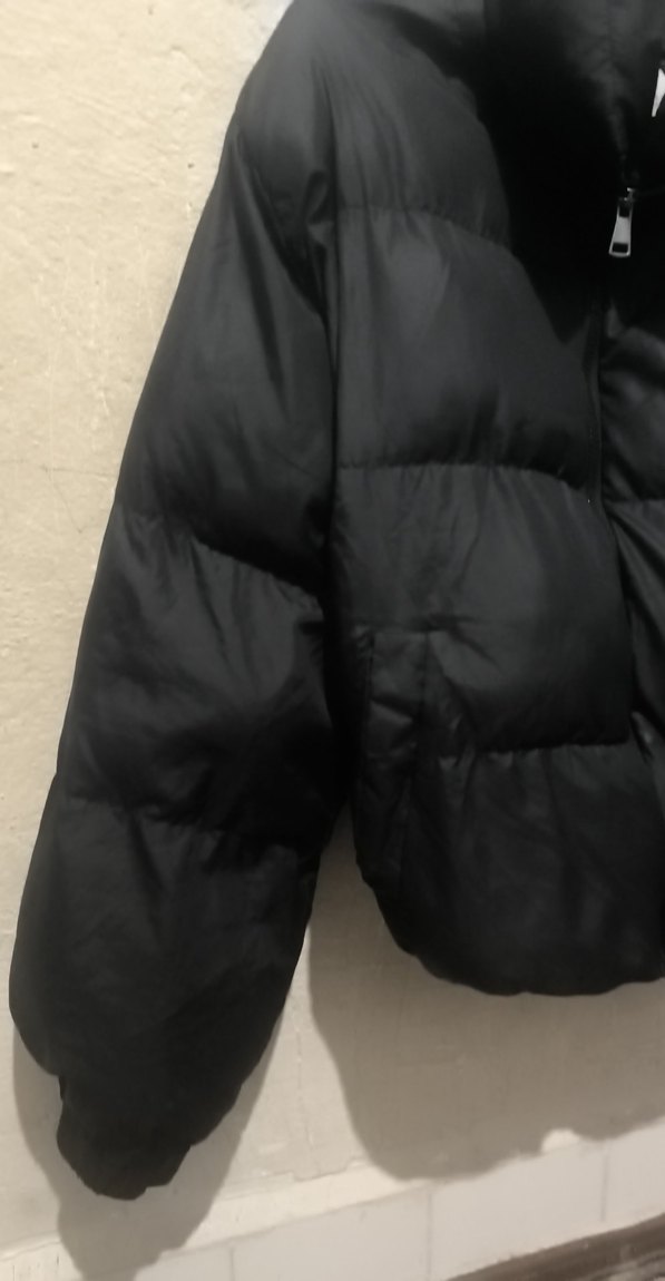 Siyah Fermuarlı Kadın Kışlık Ceket - Görsel 2