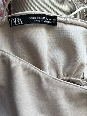 xs Beden Zara mini elbise
