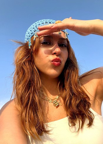 Boncuk detaylı saç aksesuarı - Görsel 3