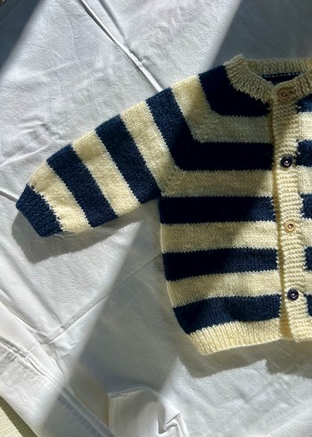 Örgü bebek hırkası - Görsel 3