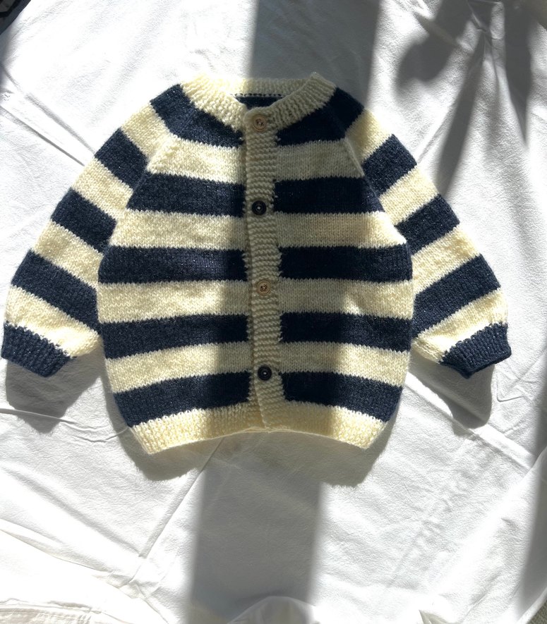 Örgü bebek hırkası - Görsel 4