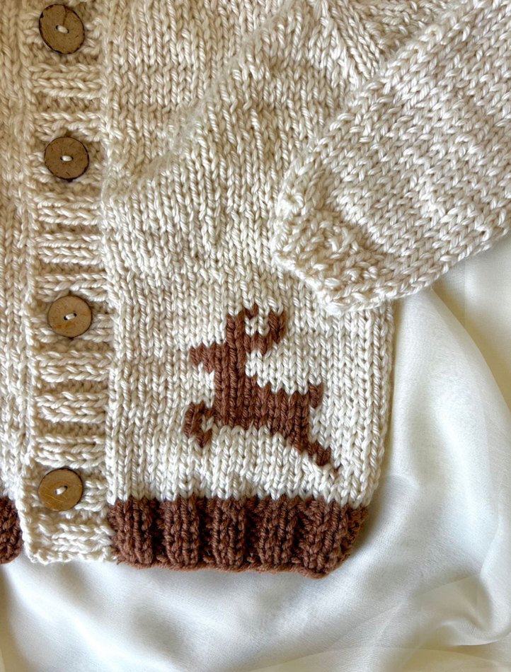 El örgüsü bebek hırkası - Görsel 2