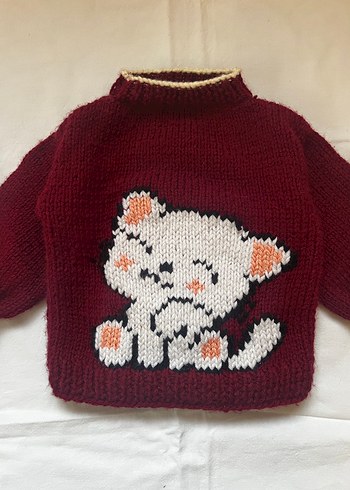 El örgüsü bebek kazağı - Görsel 2