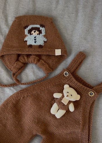 El örgüsü salopet tulum - Görsel 5