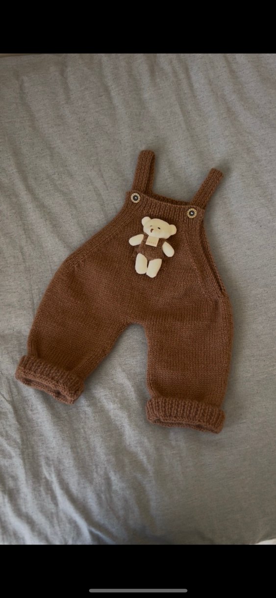 El örgüsü salopet tulum - Görsel 2