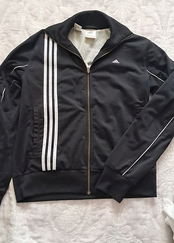 Siyah Fermuarlı Yüksek Yakalı Spor Ceket