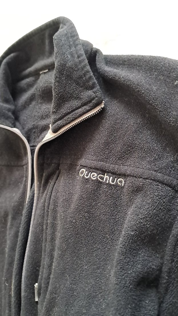 Siyah Fermuarlı Erkek Polar Sweatshirt - Görsel 3