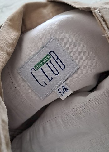 Bej Erkek Keten Şort, Rahat Kesim - Görsel 5