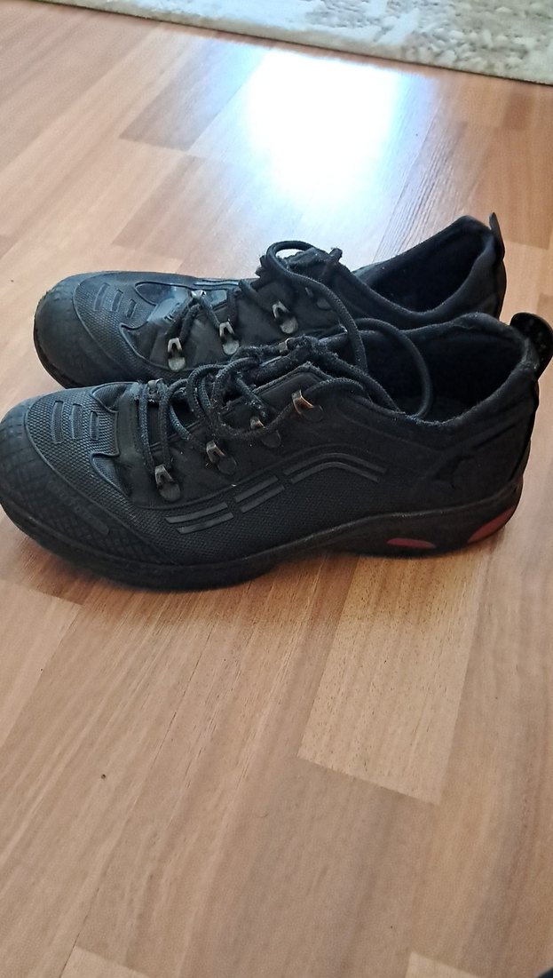 Siyah Erkek Spor Ayakkabı Bağcıkları - Görsel 2