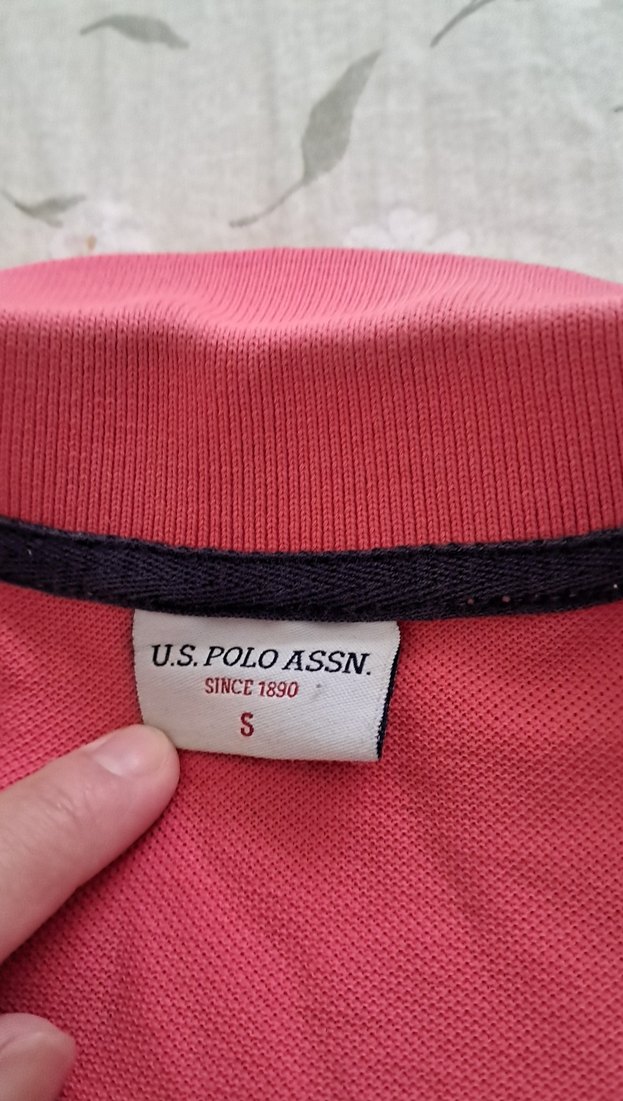 Pembe Erkek Polo Yaka Kısa Kollu Tişört - Görsel 2