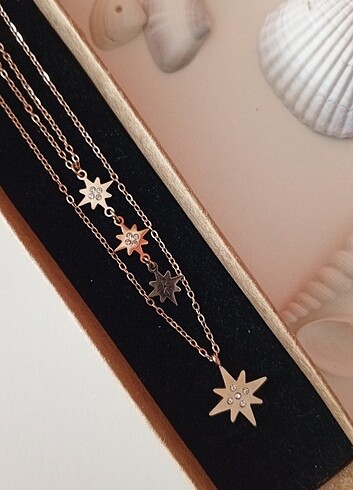 swarovski Kadın Çoklu Paslanmaz Çelik Kolye