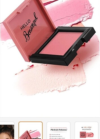 Beden Pastel markalı cream allık