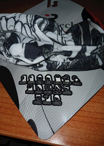 Yeni & Paketli Çok Amaçlı Buff Bandana  Boyunluk Maske - Görsel 2