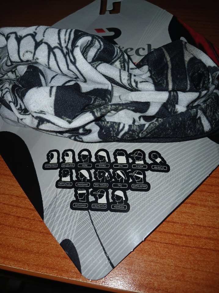 Yeni & Paketli Çok Amaçlı Buff Bandana  Boyunluk Maske - Görsel 2