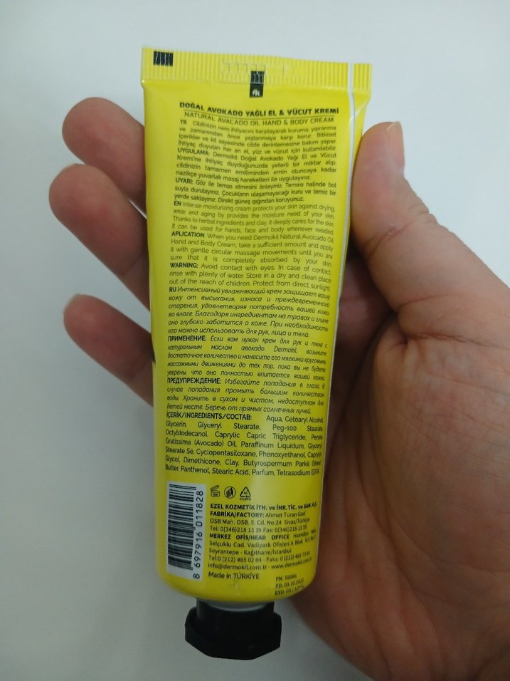 Dermokil Doğal Avokado Yağlı El ve Vücut Kremi - Görsel 2