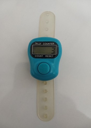 Zikirmatik Açık Mavi Tek Tuşlu (TESBİH HEDİYELİ) - Görsel 2