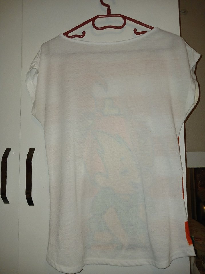 Çizgi Karakter Baskılı Oversize Tişört | ML Uyumlu - Görsel 3