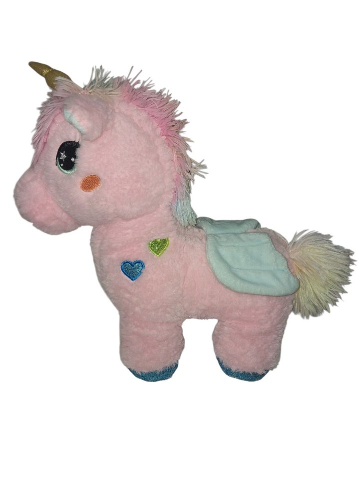 Pembe Peluş Unicorn Oyuncak - Görsel 3