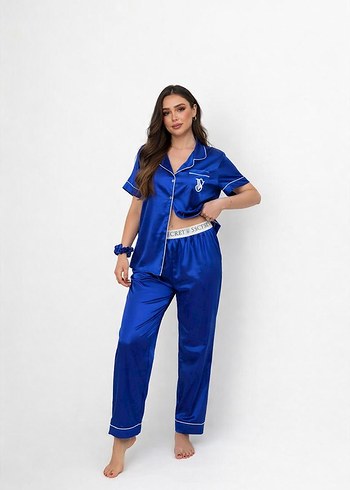 Saten pijama takımı - Görsel 2