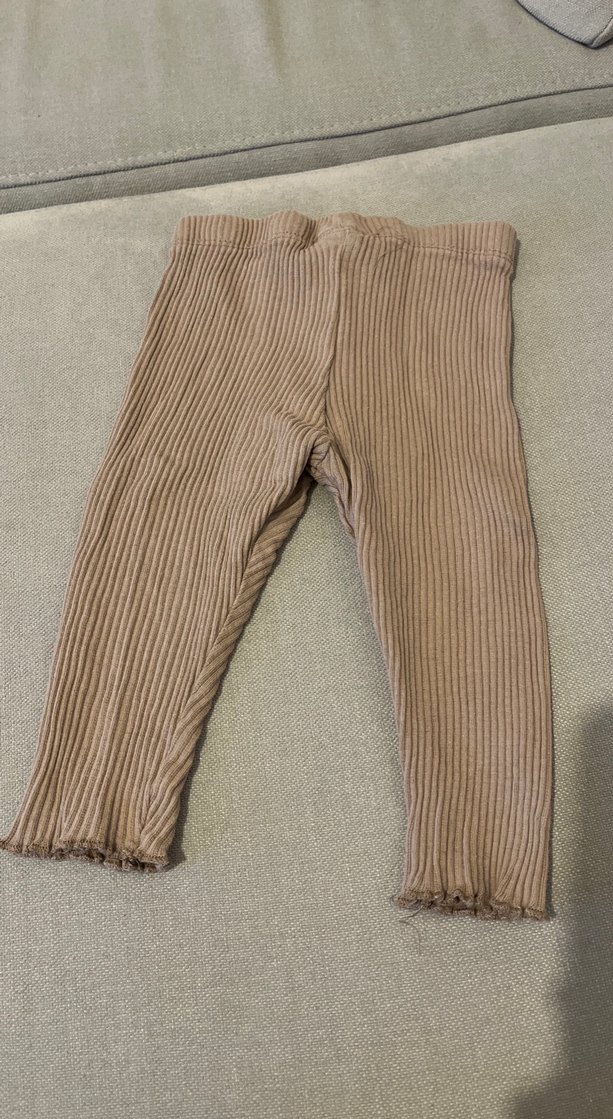 Bej Kız Çocuk tayt - Görsel 3