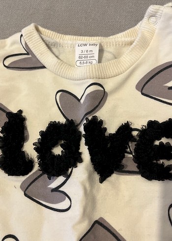 Baskılı Uzun Kollu Triko Kız Bebek Takımı - Görsel 5