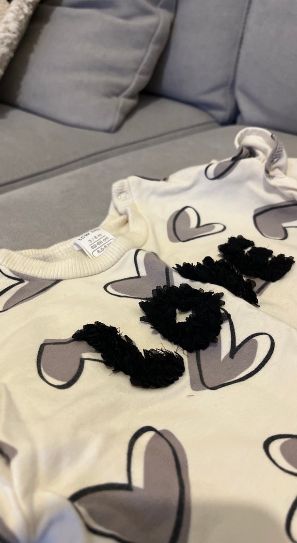 Baskılı Uzun Kollu Triko Kız Bebek Takımı - Görsel 4