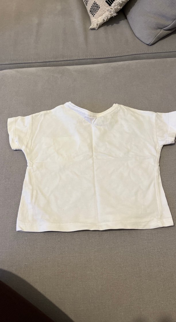 Kız Çocuk Krem Dantelli Keten Bluz - Görsel 5