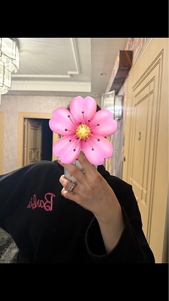Barbie yazılı sweatshirt elbise