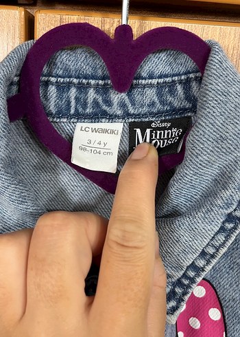 LC Waikiki Kız Çocuk Renkli Nakışlı Denim Ceket