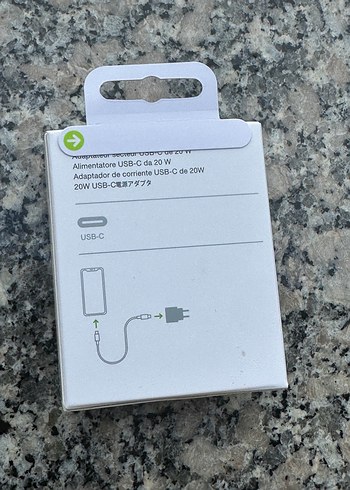 20W USB-C Hızlı Şarj Adaptörü Gri - Görsel 2