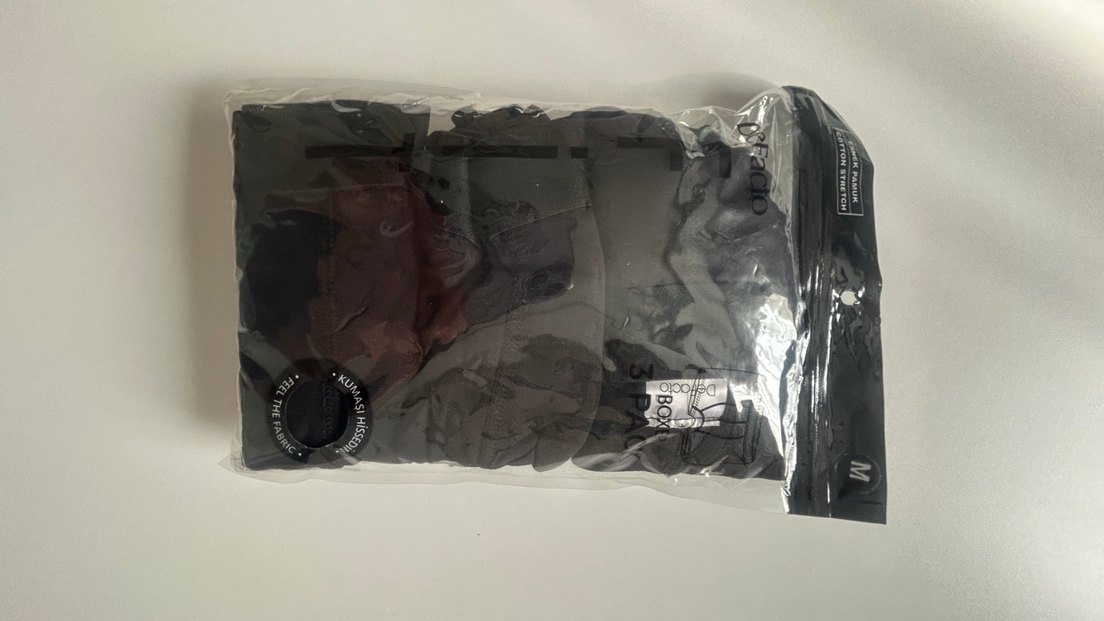 DEFAKTO Siyah rengi erkek boxer - Görsel 2