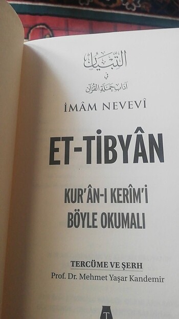  İmam Nebevî ET-TİBYAN 