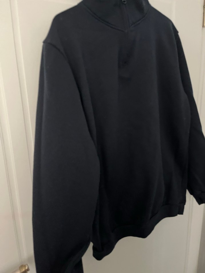 Lacivert Yarım Fermuarlı Yüksek Yakalı Erkek Polar - Görsel 2